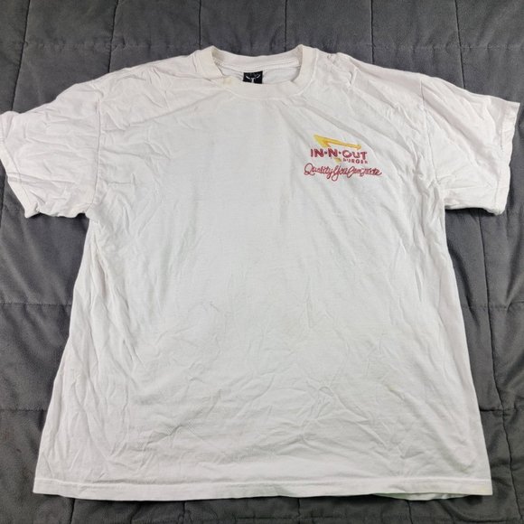 In N Out Quality You Can Taste Mens T-Shirt Size XL Hanes Beefy Short Sleeve - Picture 2 of 10